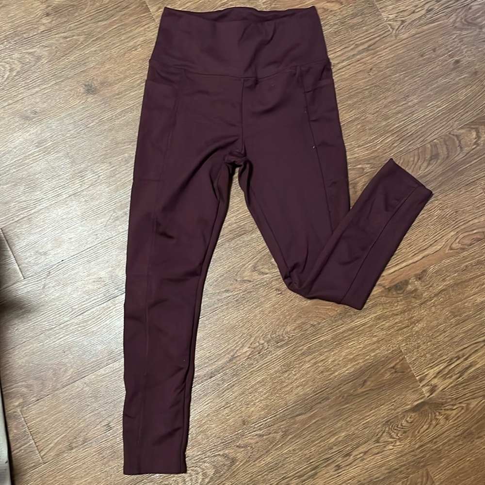 Maroon Leggings